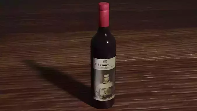 Wine Red Bottle