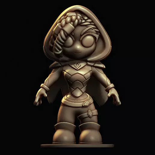 Senna  League of legends sentinels of light 3D print model_0