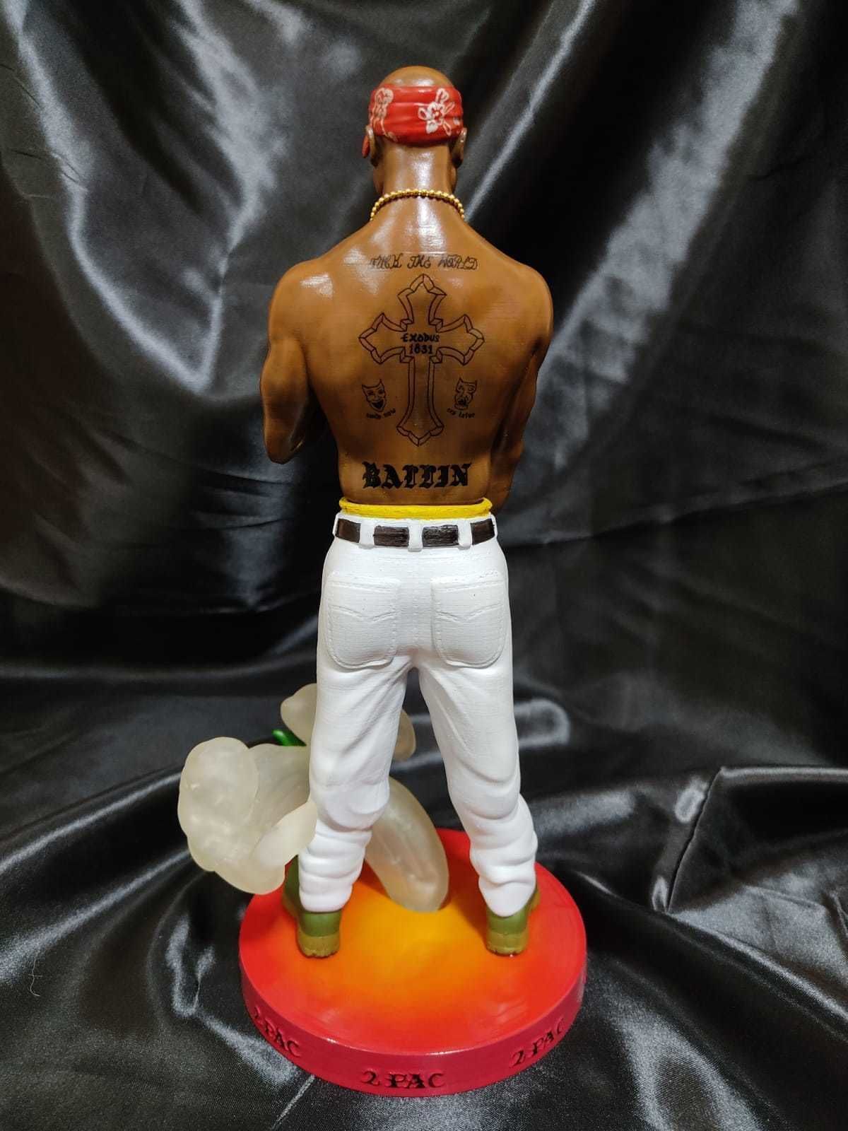 TuPac Shakur -THe Legend Of Rap- 25 cm 3D print model_18