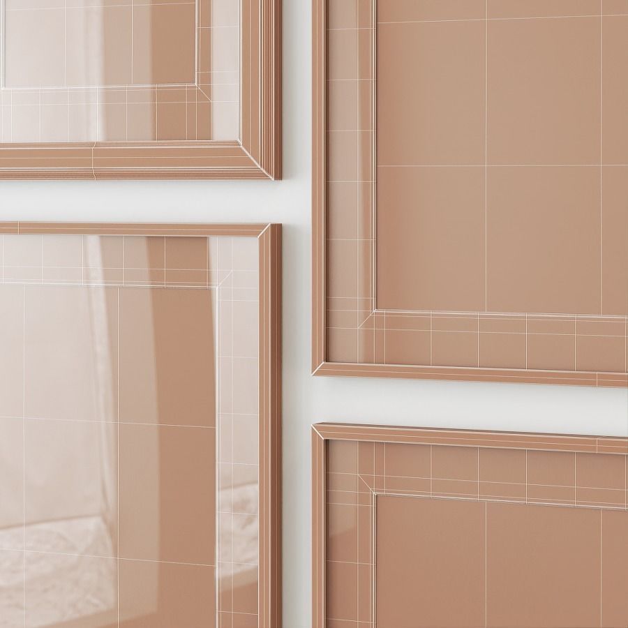 Gallery Wall  105 3D model_3