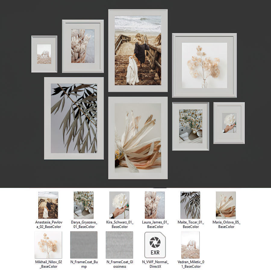 Gallery Wall  105 3D model_5