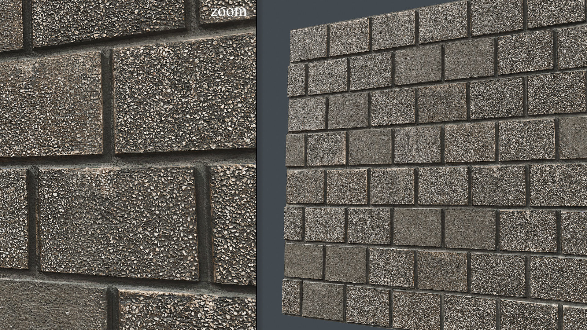 Brick rock 8k Vol1 UE4 3D model_5