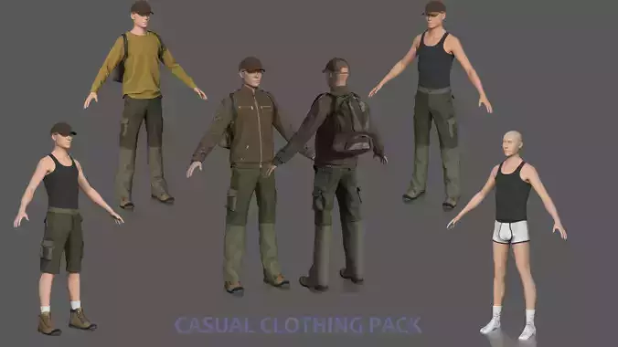 CASUAL CLOTHING PACK 