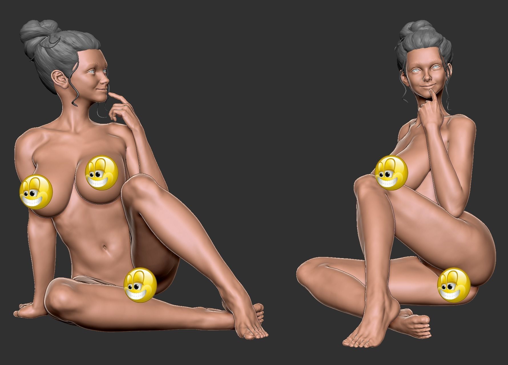 Girl anatomy Free 3D model