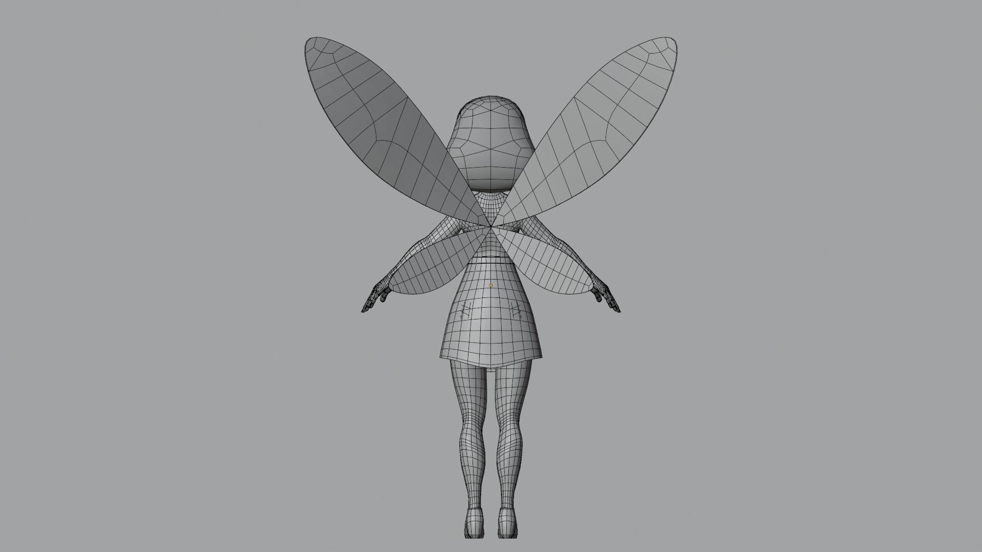 Fairy Cartoon Character 3D model_22