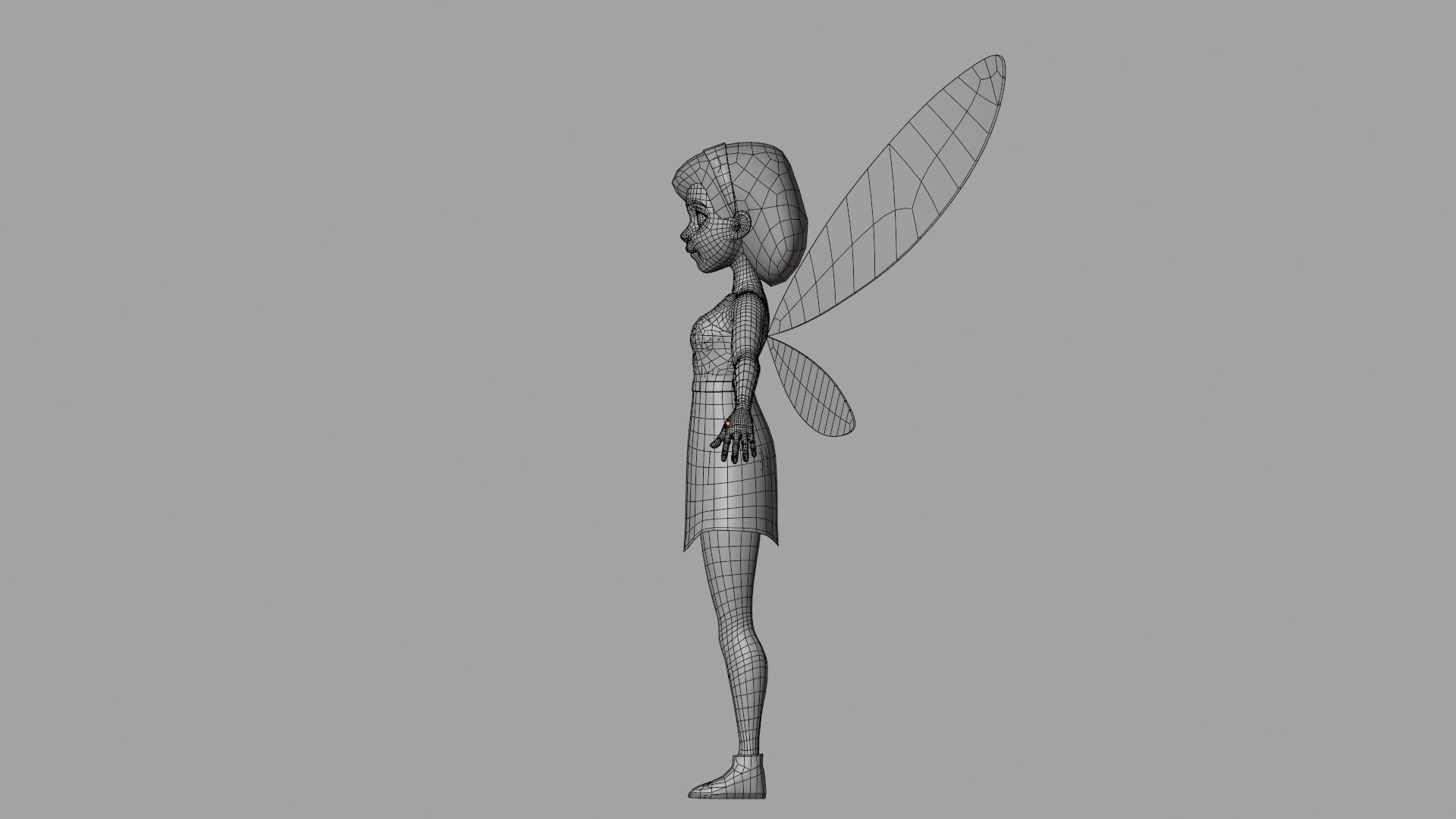 Fairy Cartoon Character 3D model_23