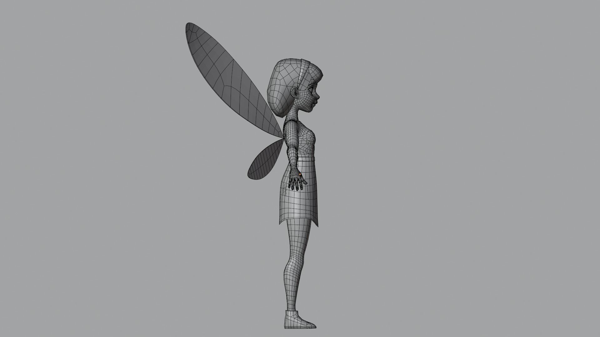 Fairy Cartoon Character 3D model_21