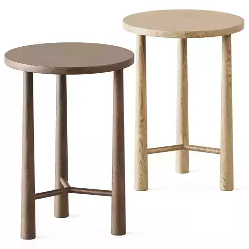 Vienna Round Wood Accent Table by Threshold