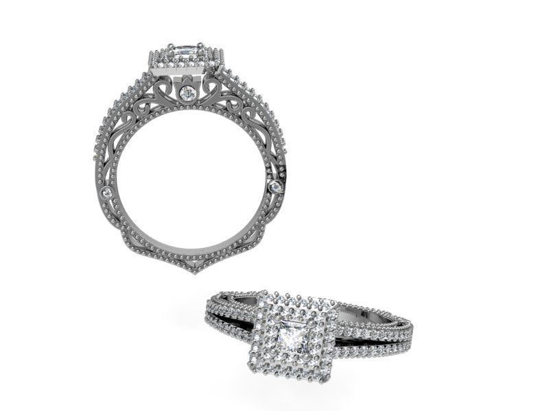 Ring ready for 3d print 3D print model_1