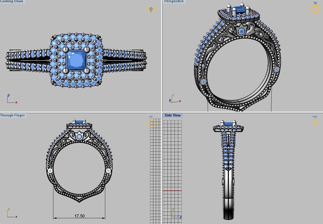 Ring ready for 3d print 3D print model_9