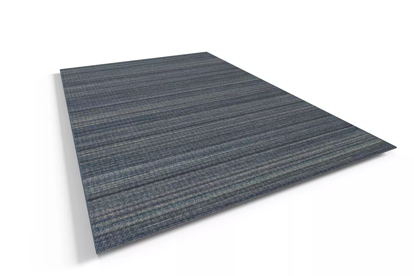 3D model Ruggable Multi Stripe Blue Rug VR / AR / low-poly | CGTrader
