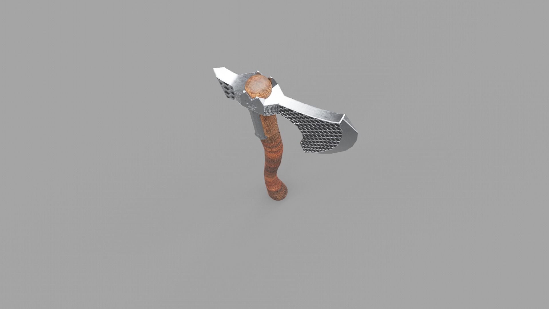 Stylized Axe Weapon PBR low-poly 3D Low-poly 3D model_5