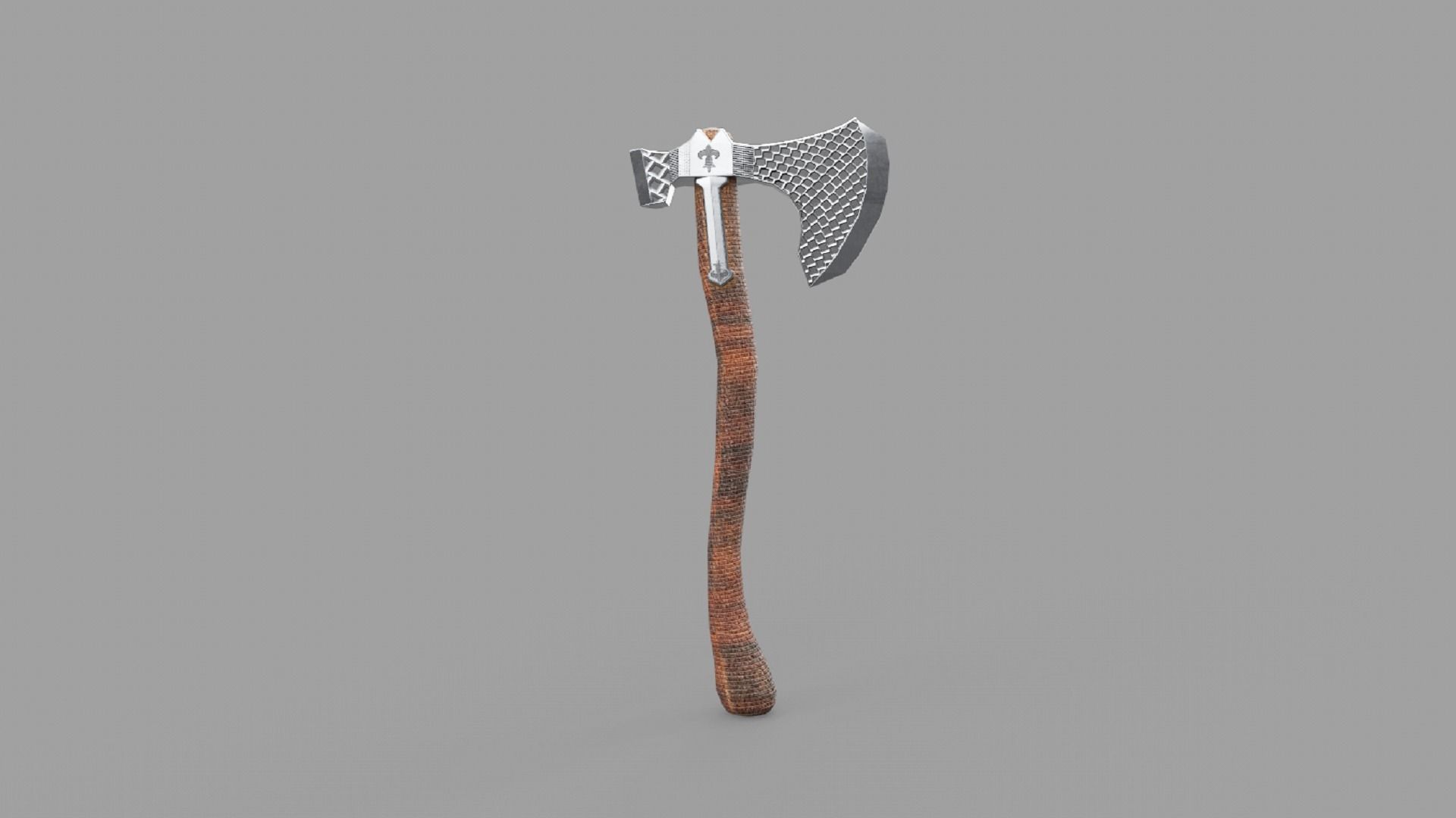 Stylized Axe Weapon PBR low-poly 3D Low-poly 3D model_7