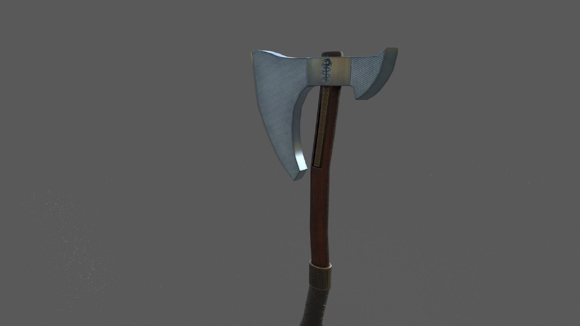 Axe Weapon PBR  Low-poly 3D model_5