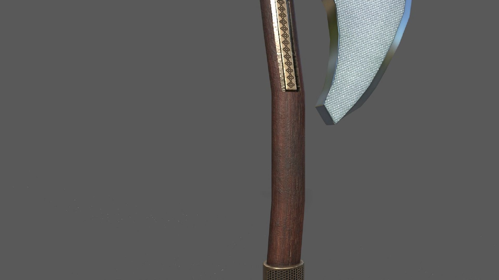 Axe Weapon PBR  Low-poly 3D model_2