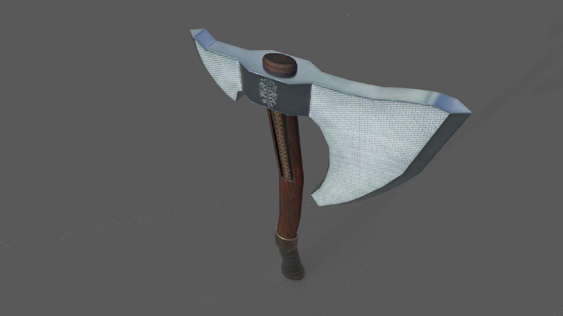 Axe Weapon PBR  Low-poly 3D model_3