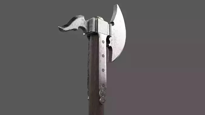 Axe Weapon PBR low-poly 3D Low-poly 3D model