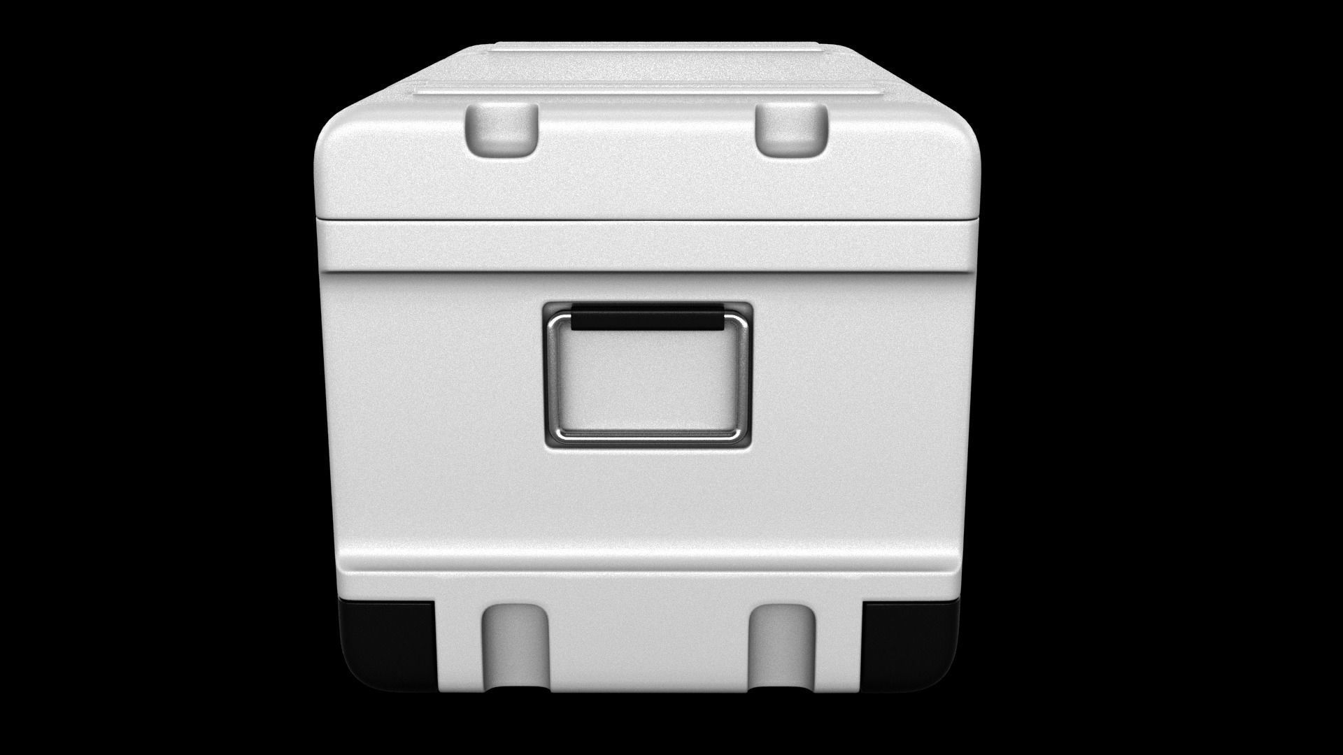 Sci-fi Box Low-poly 3D model_4