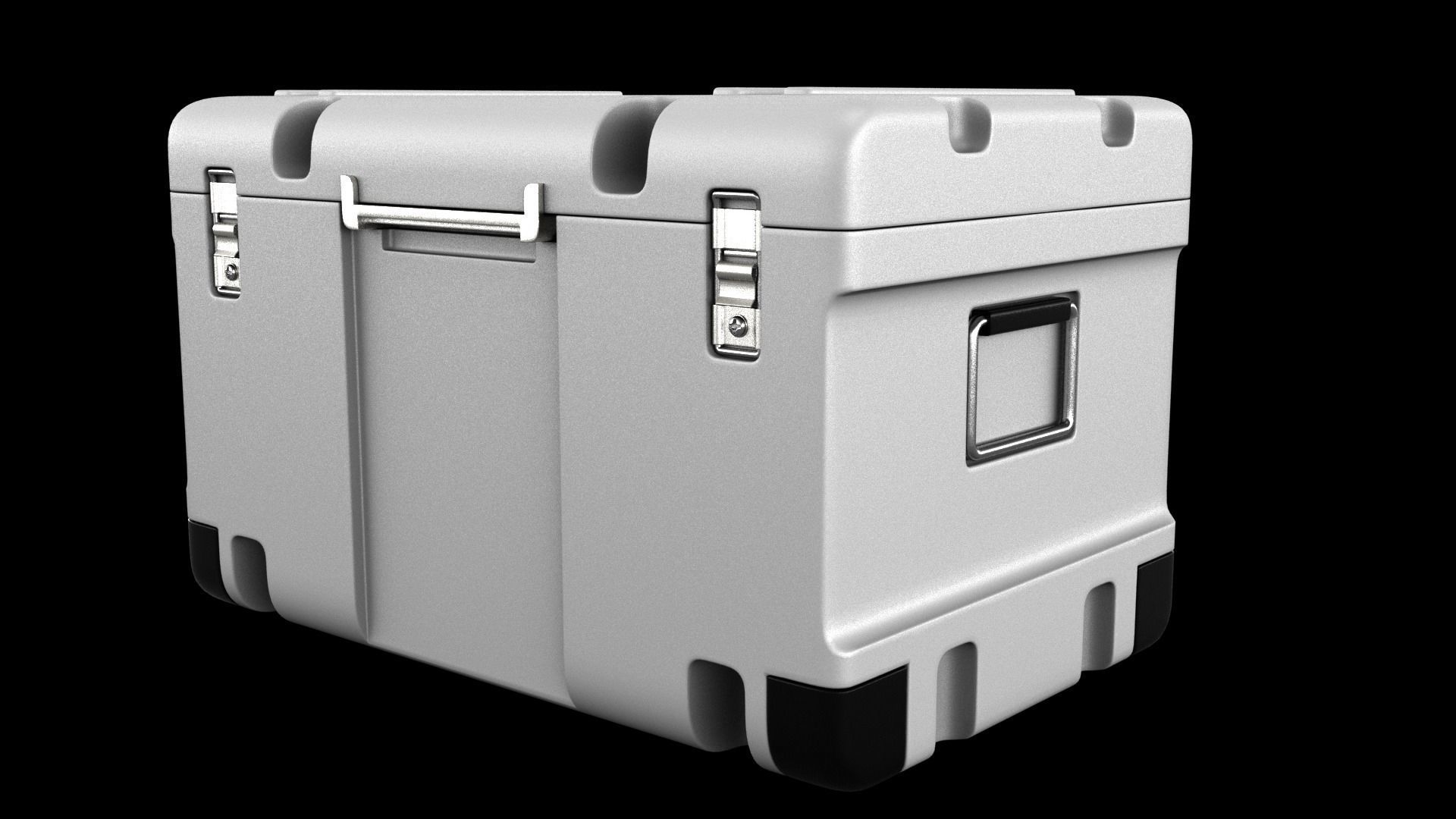 Sci-fi Box Low-poly 3D model_2