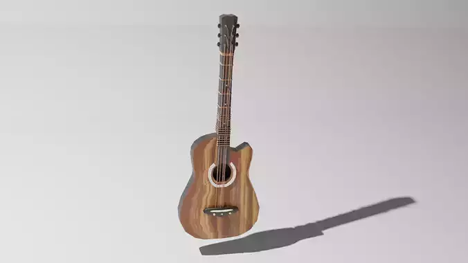 3D guitar acoustic