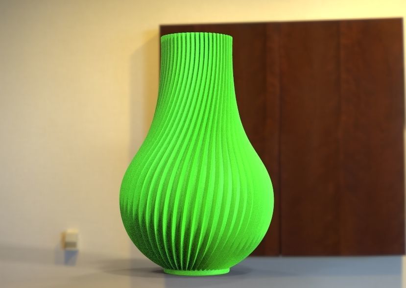 Flower Vase 3D model 3D printable | CGTrader