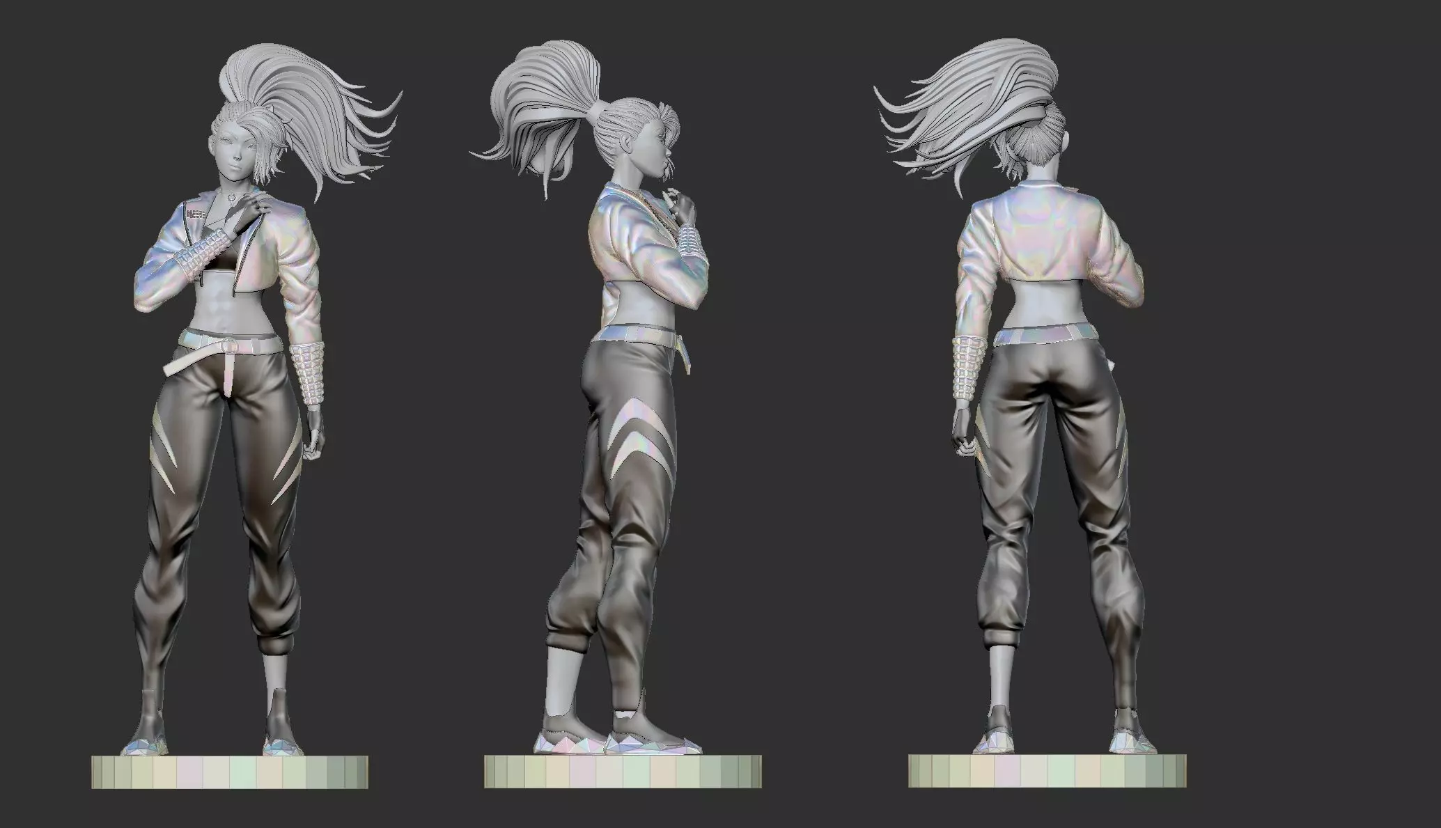 Akali from League of legends 3DPrint 3D print model_0