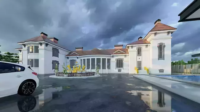 A Realistic Villa Model in Nature