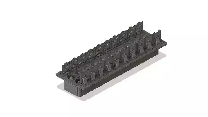 Missle Launcher Open Hatches 3D print model