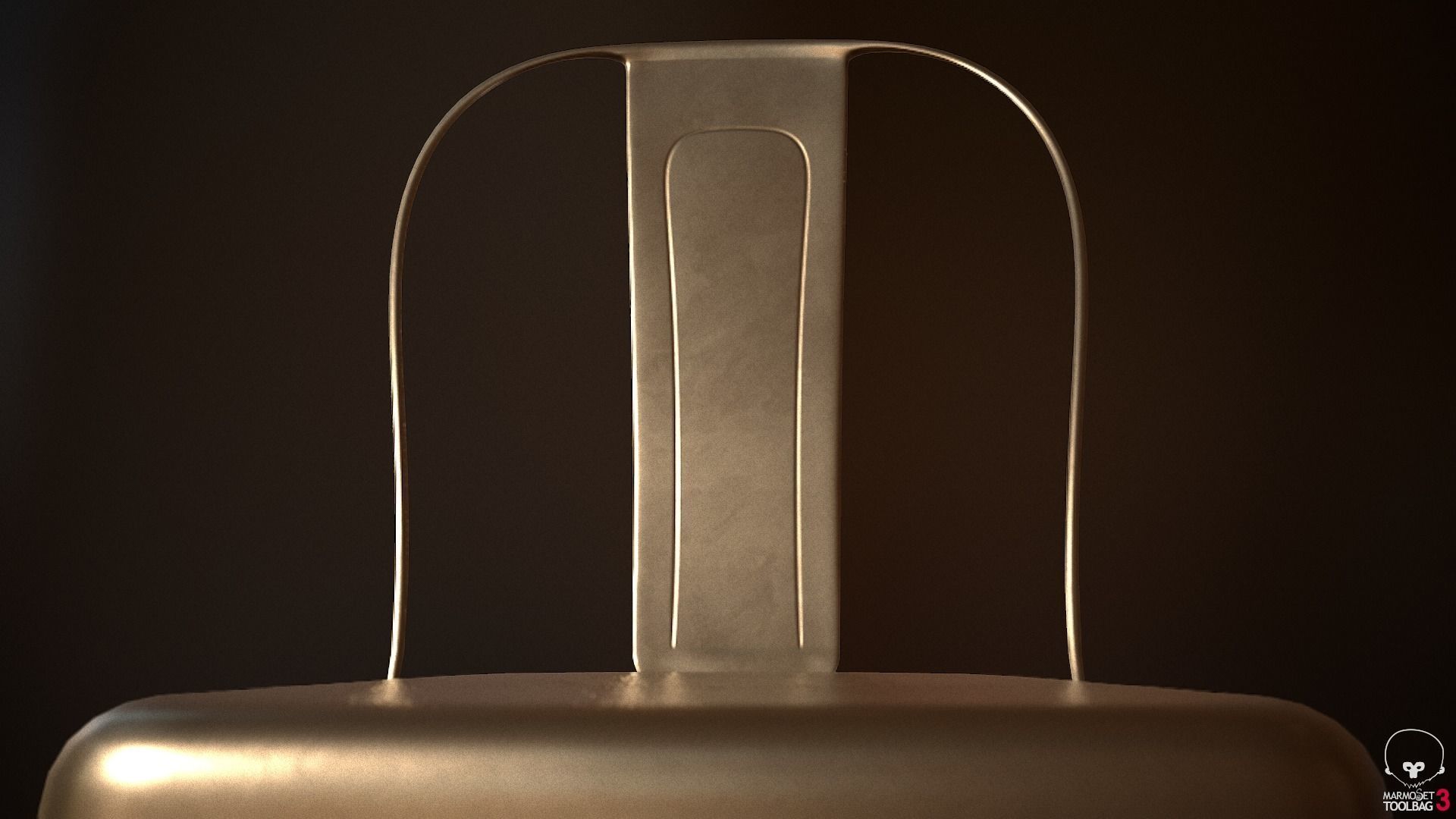 Iron Tolix Chair Low-poly 3D model_12