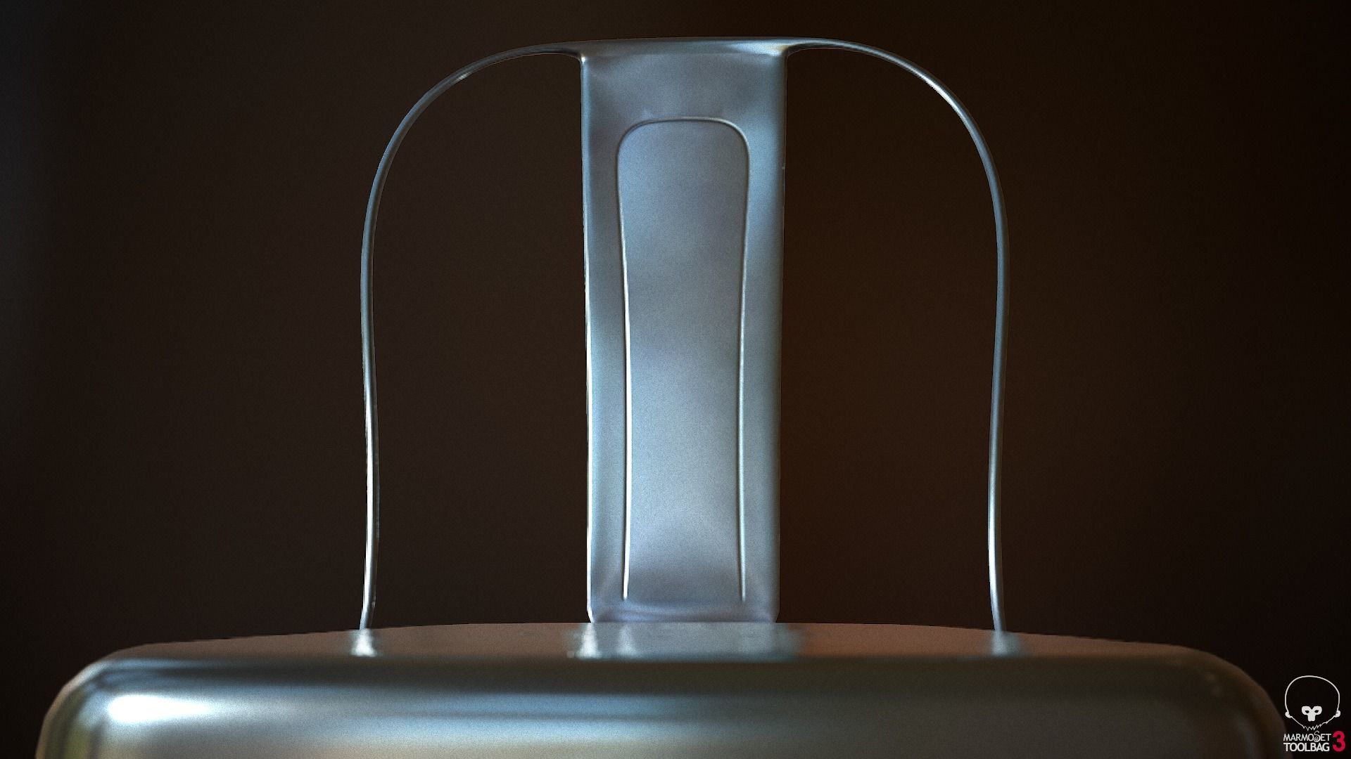 Iron Tolix Chair Low-poly 3D model_20