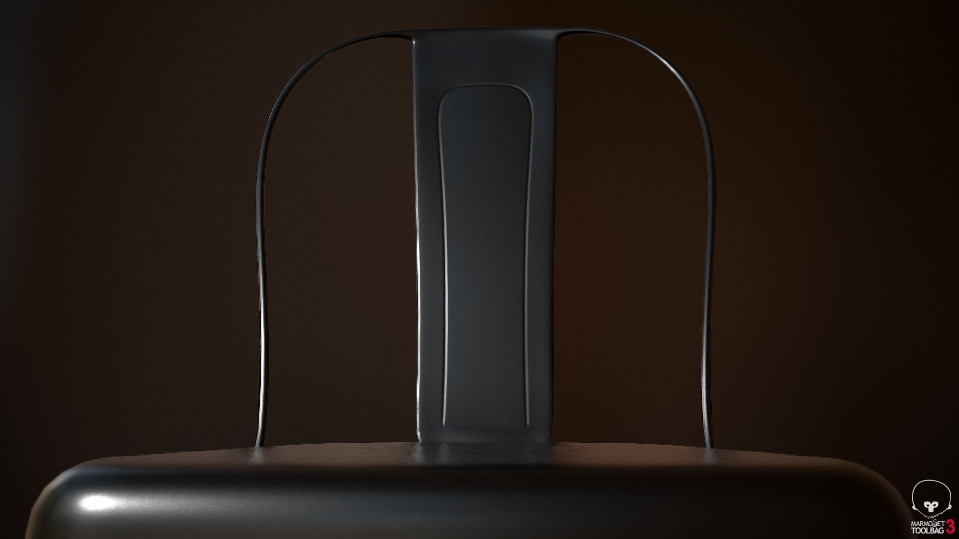 Iron Tolix Chair Low-poly 3D model_16