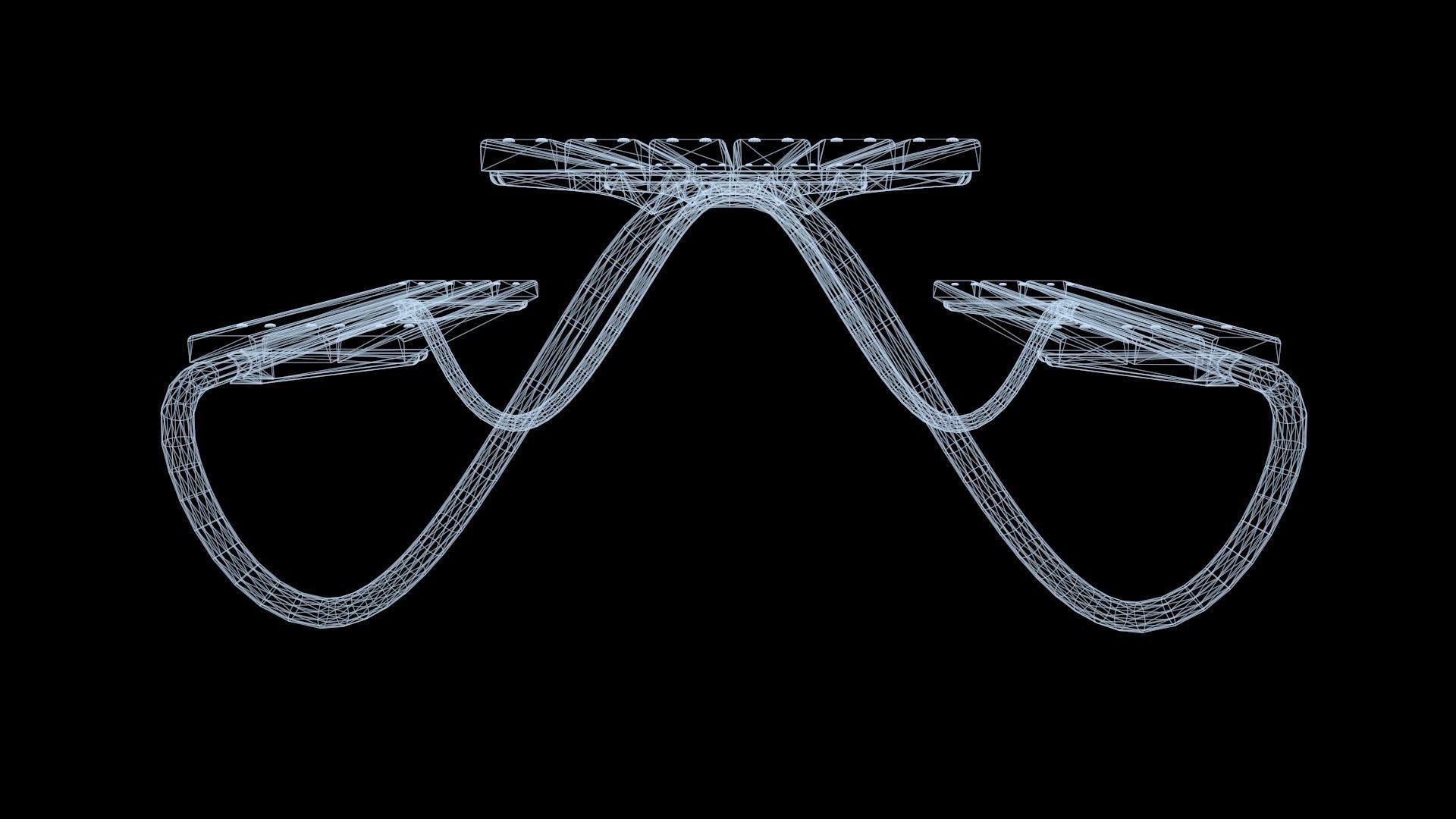 HVILAN picnic table PBR Game Ready Low-poly 3D model Low-poly 3D model_14