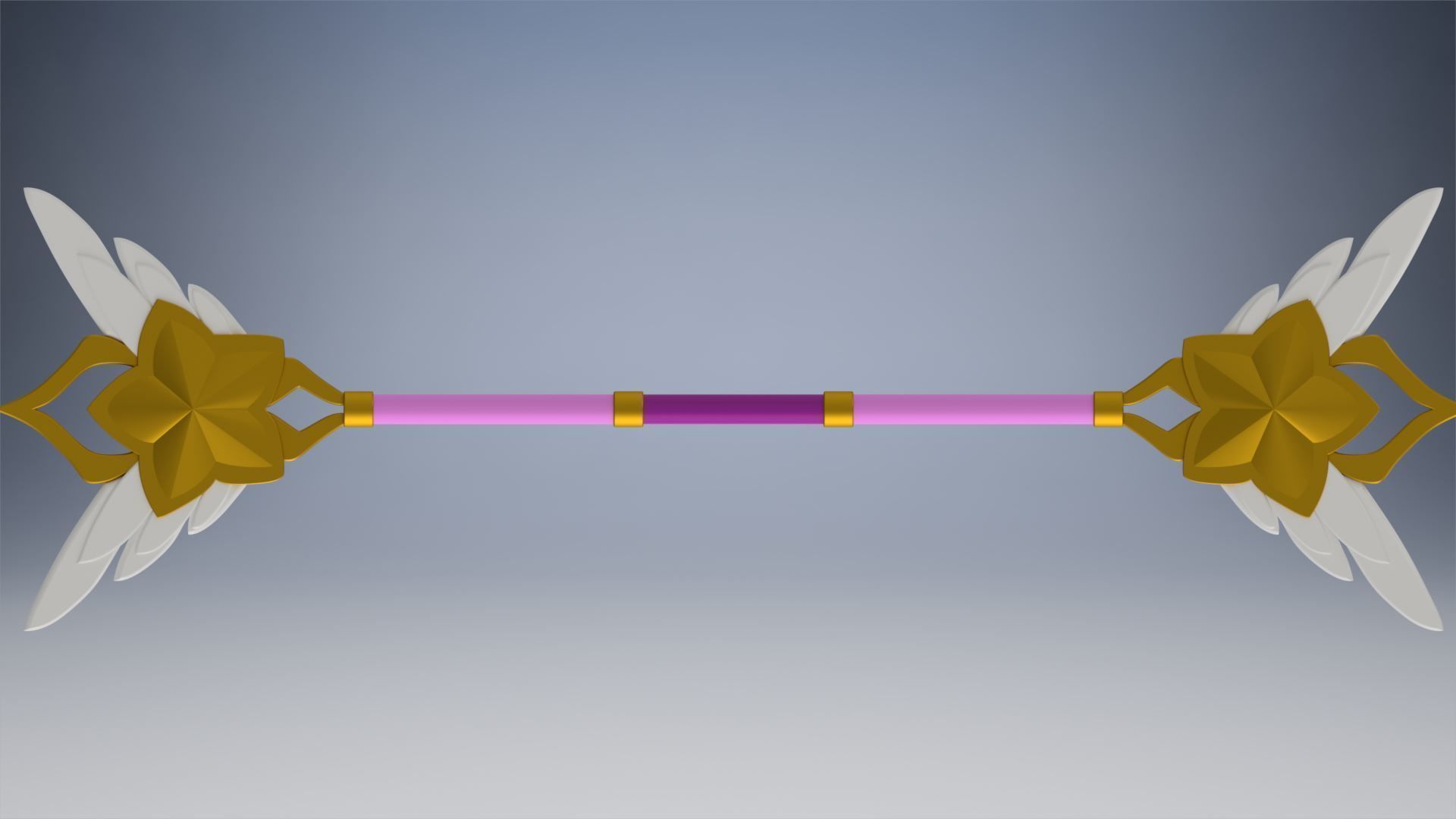 STAR GUARDIAN LUX WEAPON 3D print model_1