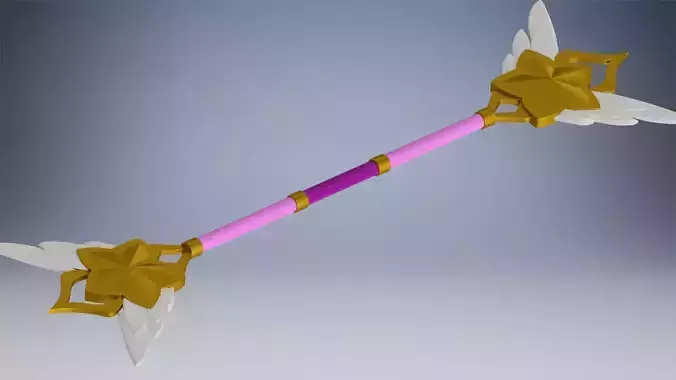 STAR GUARDIAN LUX WEAPON 3D print model