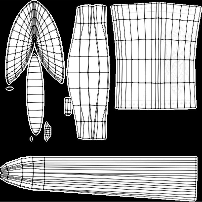 Viking sword Game ready model Low-poly 3D model_9