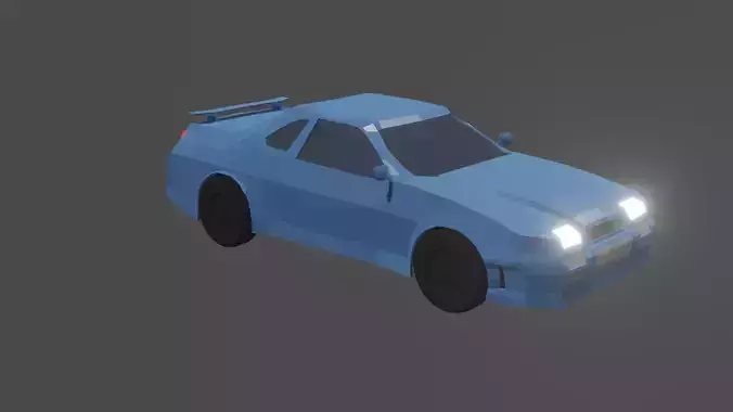 LowPoly Nissan Skyline
