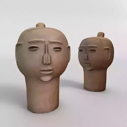 Clay Heads by Neguinha and Nanai  -  Cabeca de Barro 