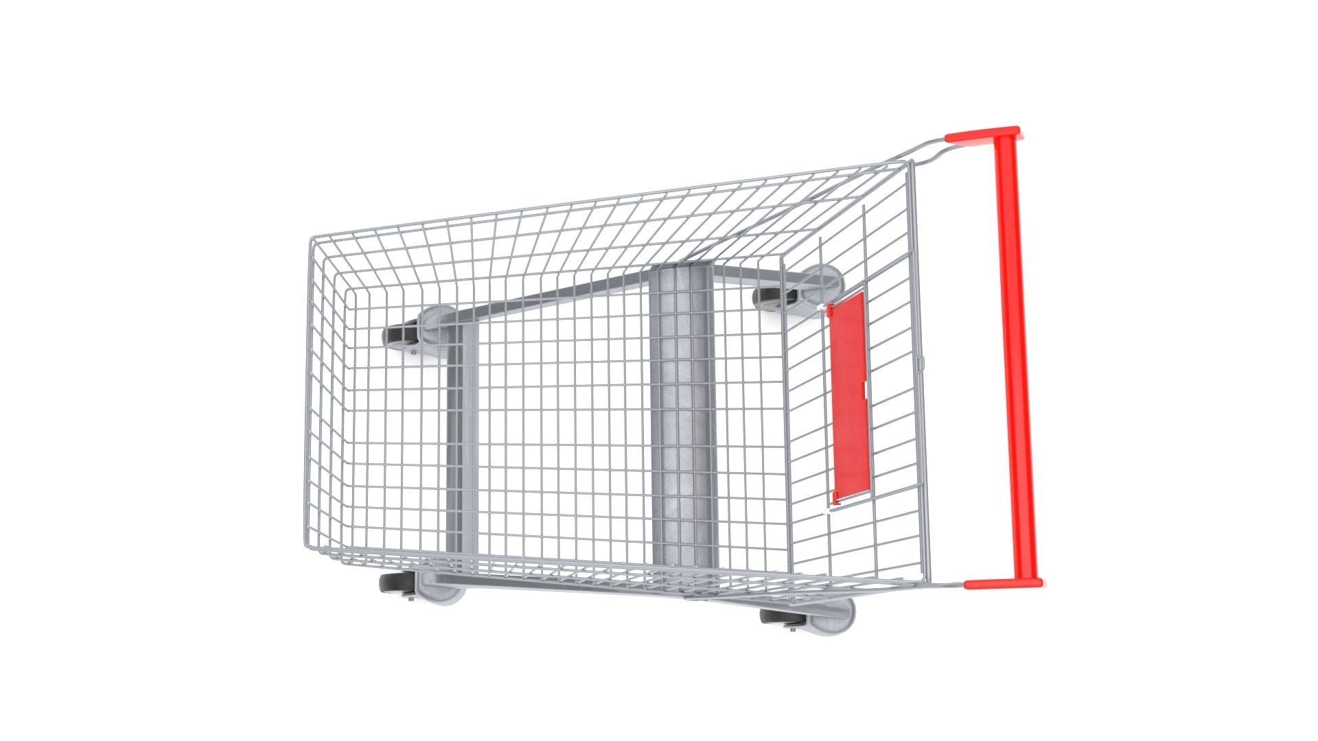 Shopping cart 3D model_2