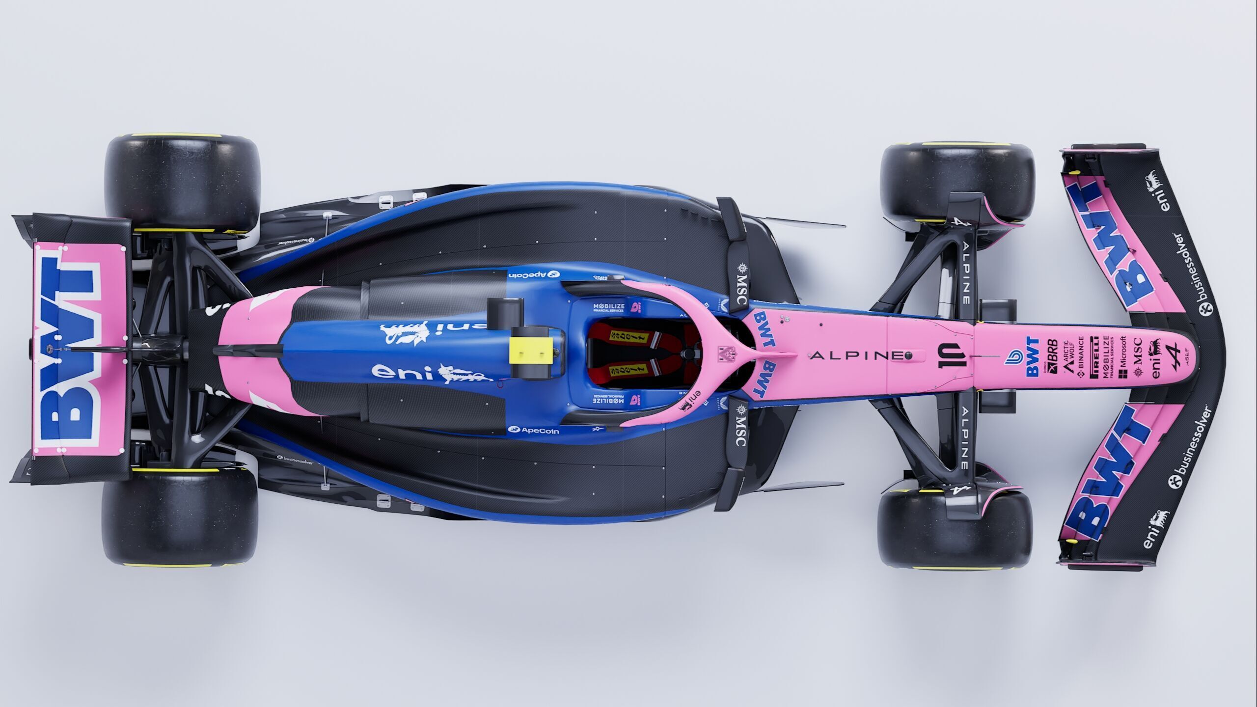 F1 2025 Alpine A525 Formula 1 Race Car Low-poly 3D model_11