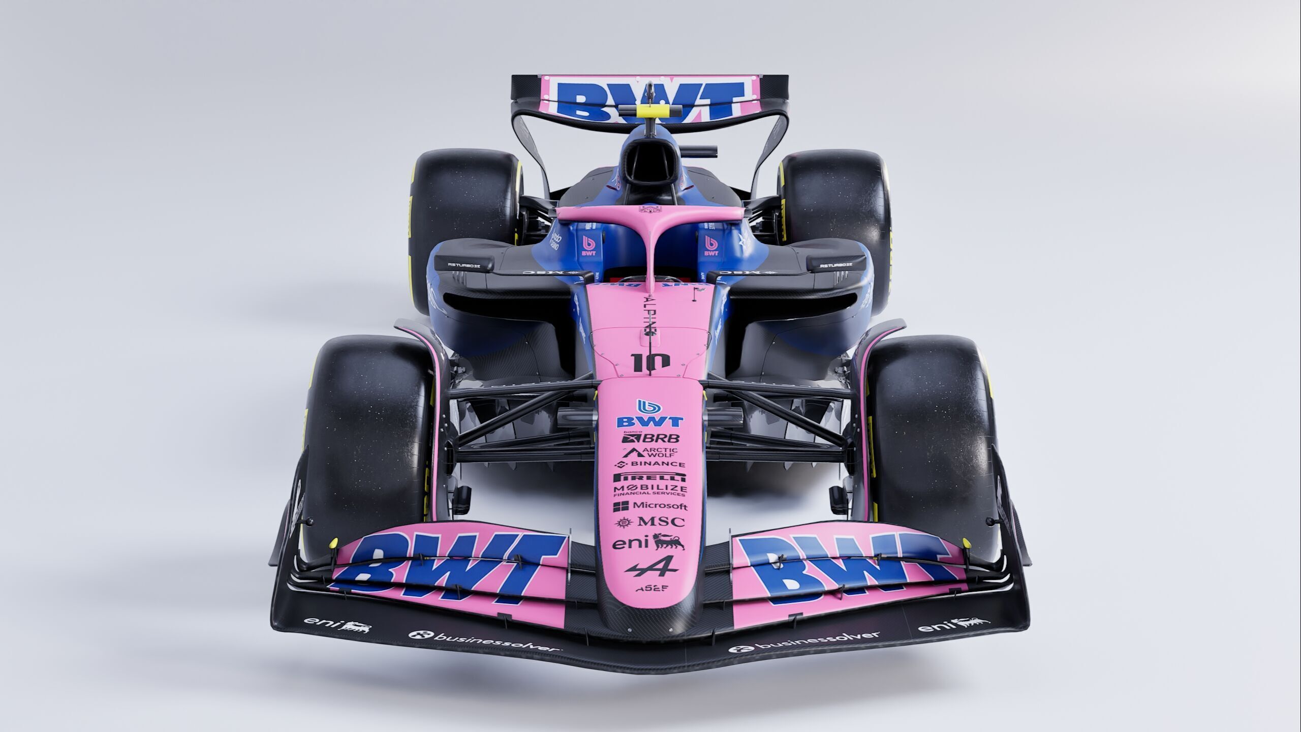 F1 2025 Alpine A525 Formula 1 Race Car Low-poly 3D model_3