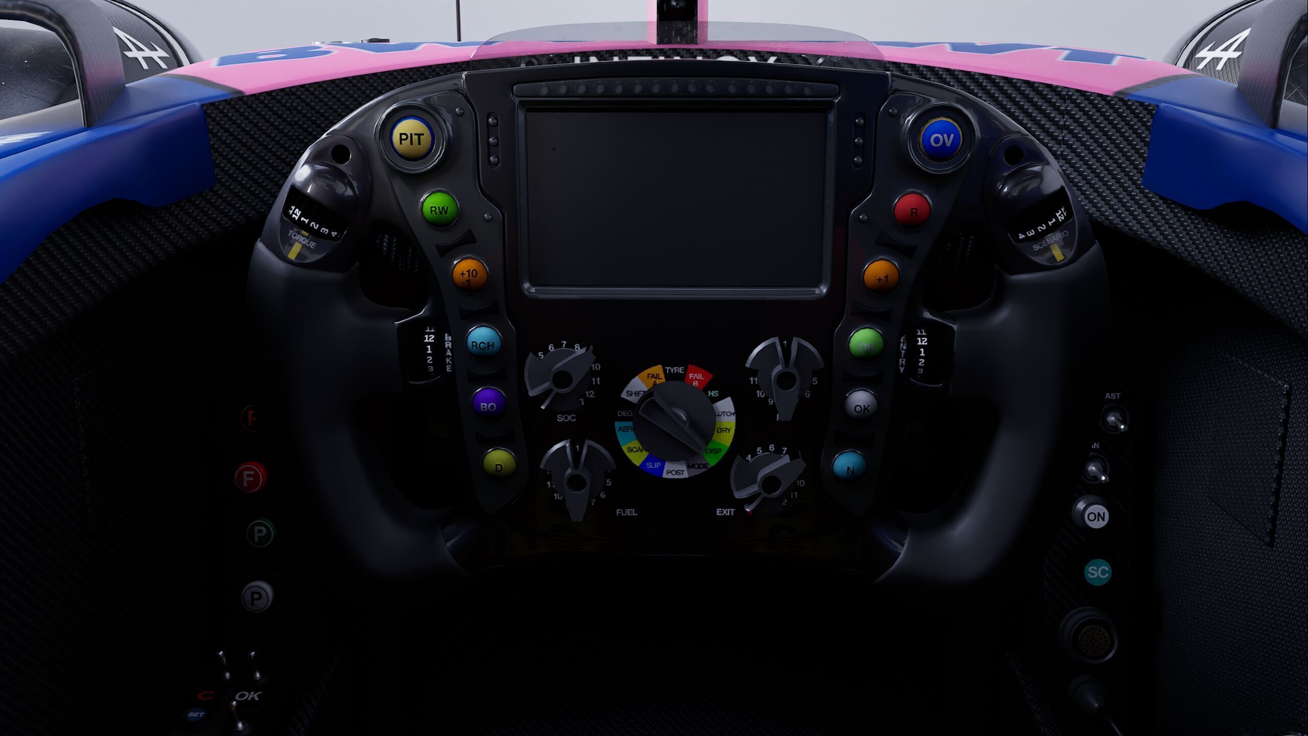 F1 2025 Alpine A525 Formula 1 Race Car Low-poly 3D model_14