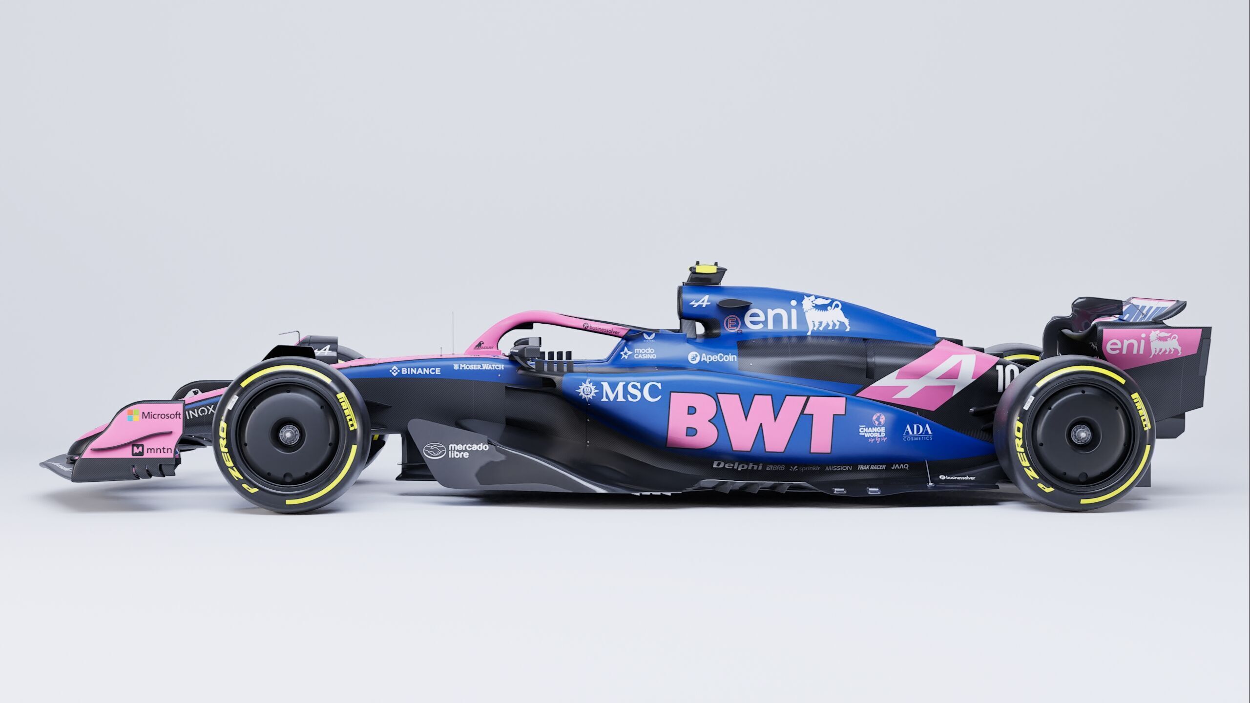 F1 2025 Alpine A525 Formula 1 Race Car Low-poly 3D model_1