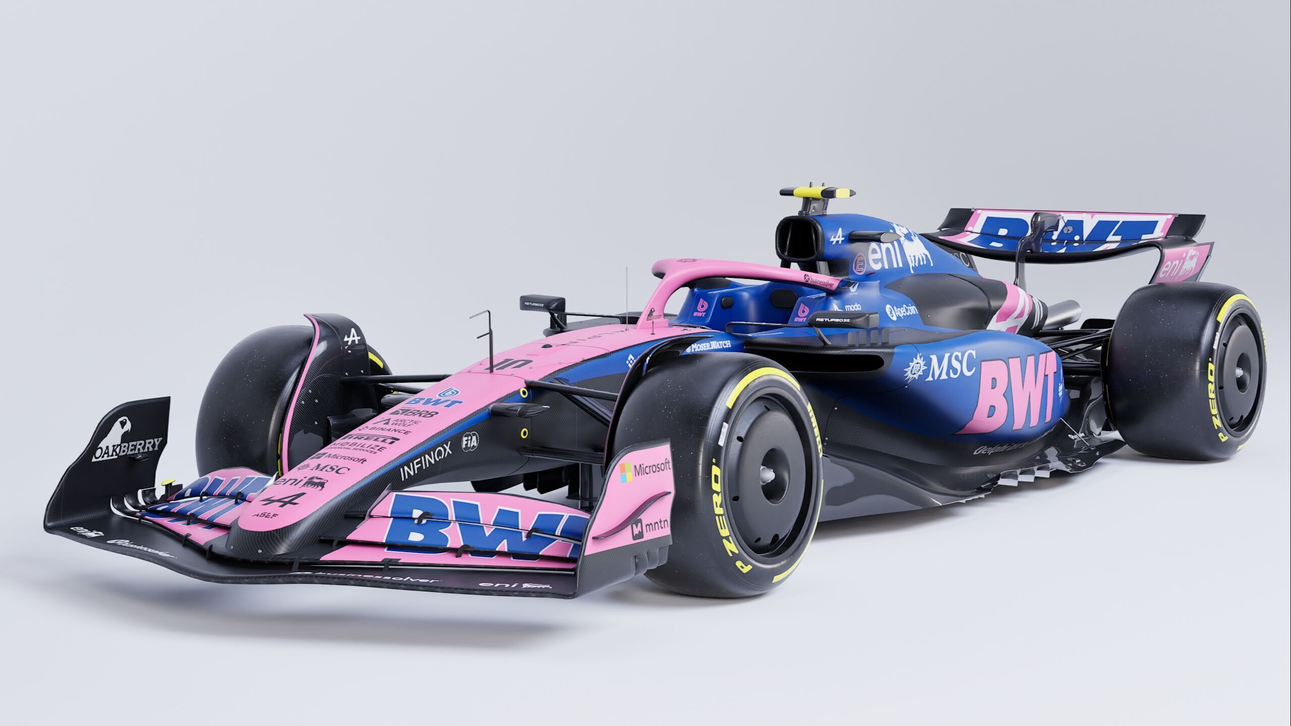 F1 2025 Alpine A525 Formula 1 Race Car Low-poly 3D model_2