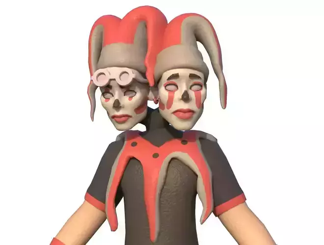 joker CARTOON Free 3D model