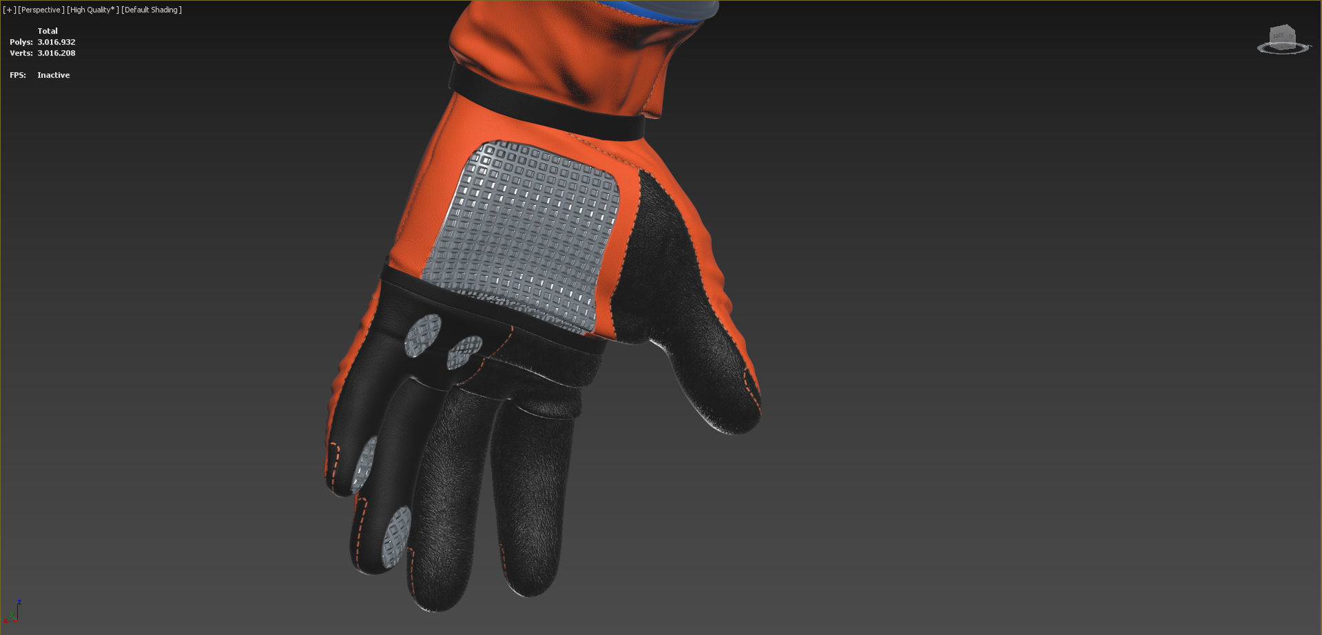 Artemis Orion OCSS Astronaut Suit NASA with PBR Textures 3D model_12