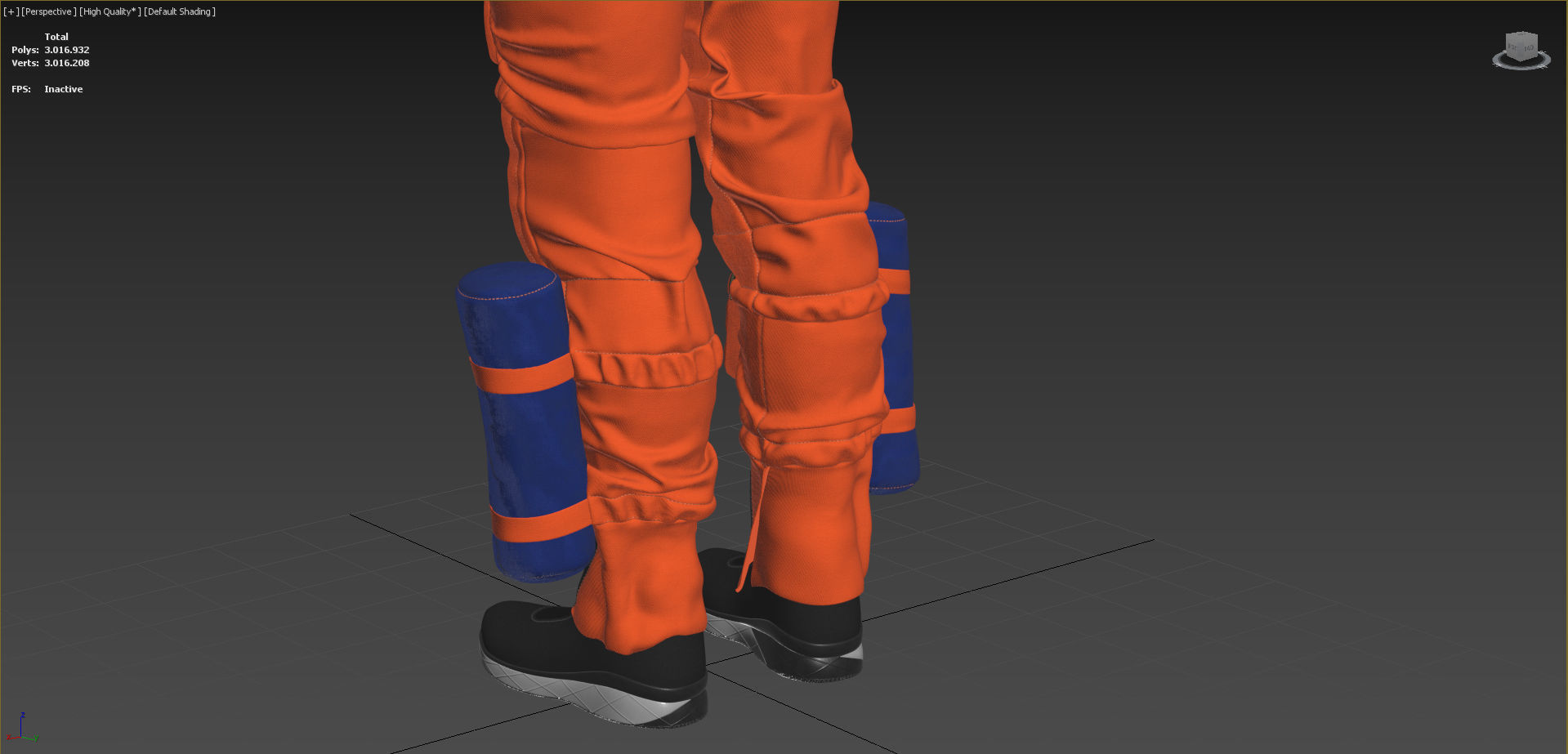Artemis Orion OCSS Astronaut Suit NASA with PBR Textures 3D model_15