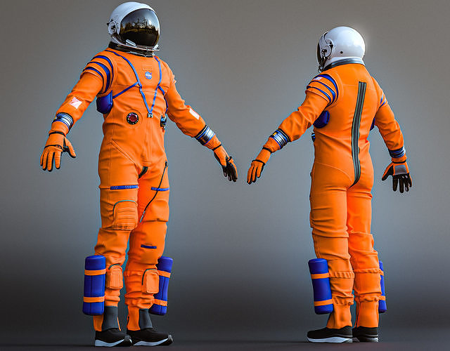 Artemis Orion OCSS Astronaut Suit NASA with PBR Textures 3D model