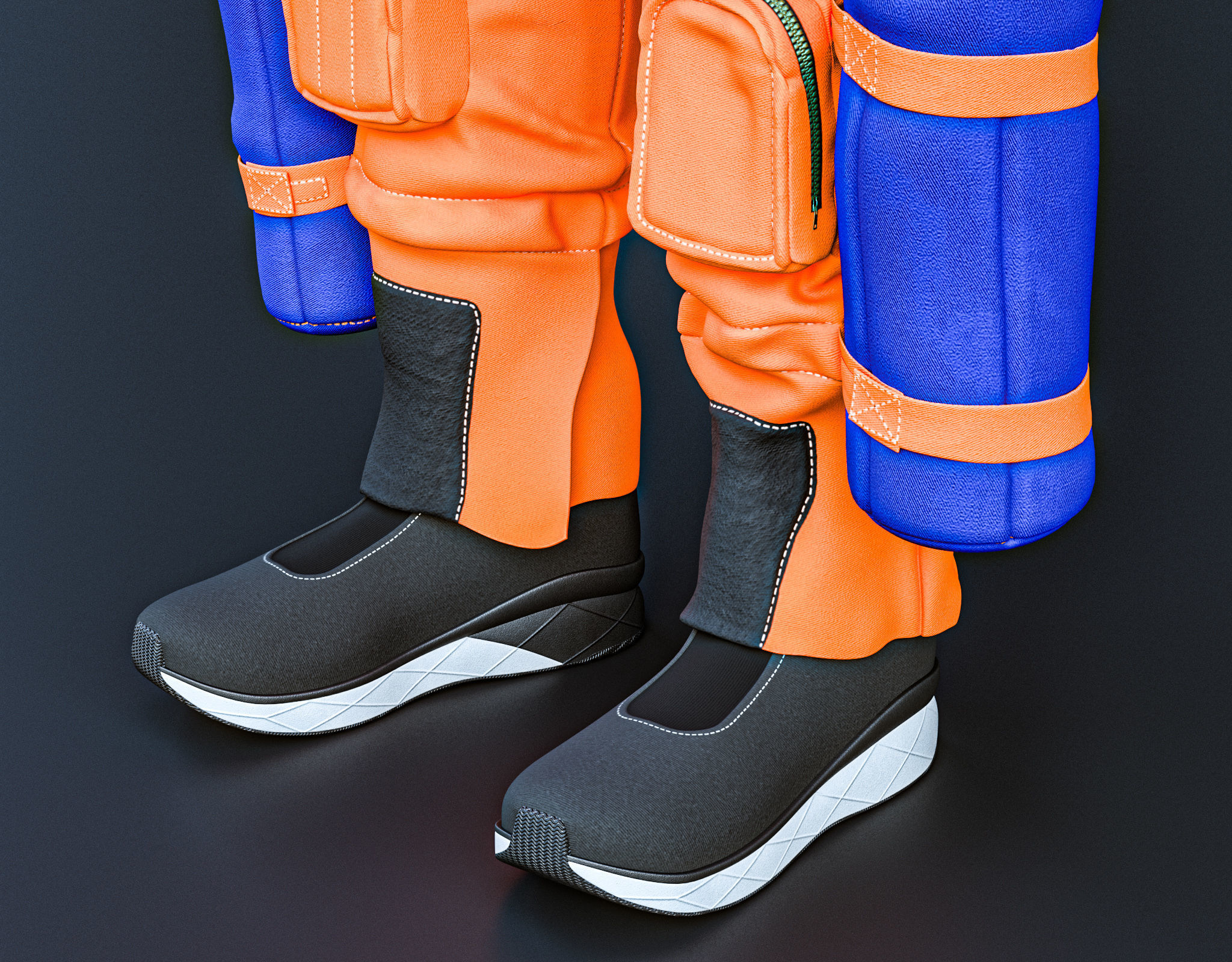 Artemis Orion OCSS Astronaut Suit NASA with PBR Textures 3D model_5