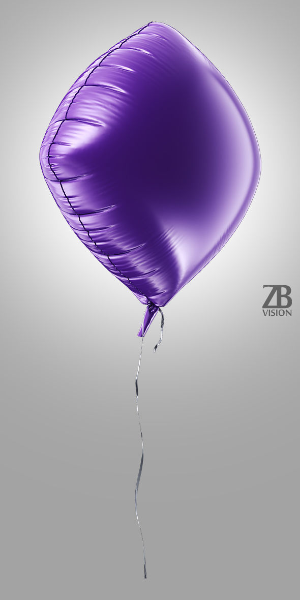 Diamond Balloon 3D model_1