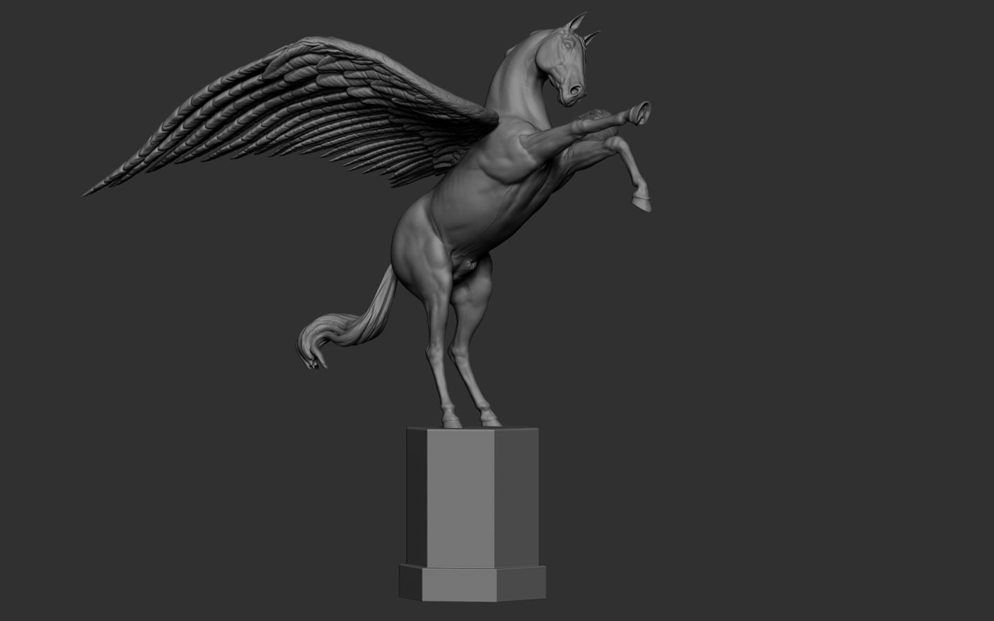 Winged Horse 3D print model_13